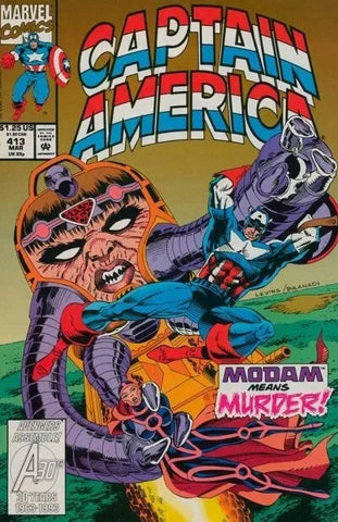 Captain America #413 - Marvel Comics - 1992