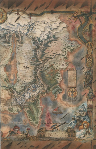 Conan the Barbarian #1 - Titan Comics - 2023 - Hyborian Map Variant