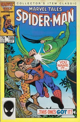 Marvel Tales #189 - Marvel Comics - 1986
