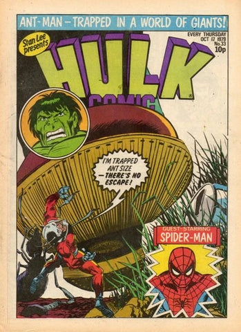 Hulk Comic #33 - Marvel Comics/British - 1979