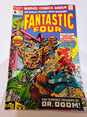 Fantastic Four #143 - Marvel Comics - 1973