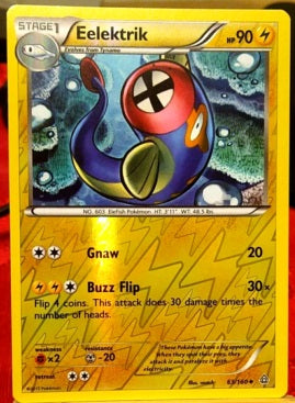 "Eelektrik" 63/160 Primal Clash - Pokémon Card - Reverse  Holo