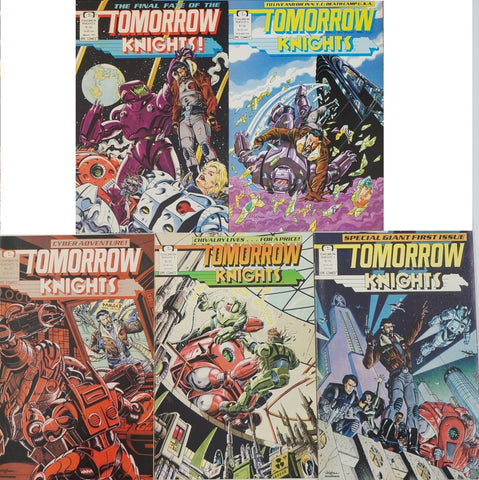 Tomorrow Knights #1 2 3 5 6 (LOT of 5x Comics) - Epic Comics - 1990/91