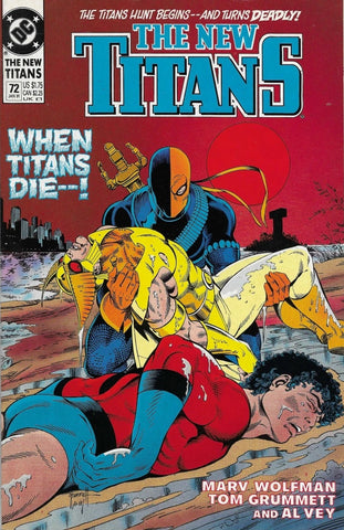The New Titans #72 - DC Comics - 1991