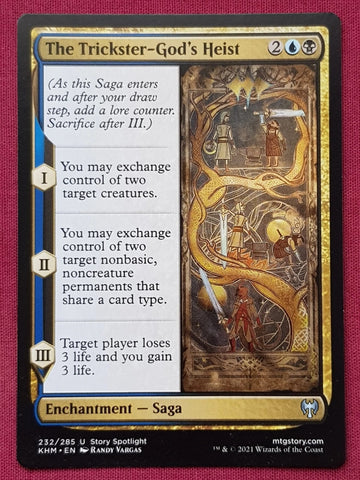 "The Trickster - God's Heist" - Magic The Gathering Card - Kaldheim