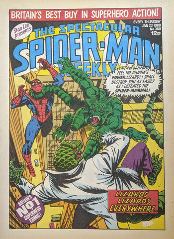 Spectacular Spider-Man Weekly #360 & 361 - Marvel/British Comic - 1980