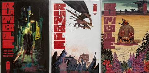 Rumble #1 2 3 (3x Comics RUN) - Image Comics - 2014