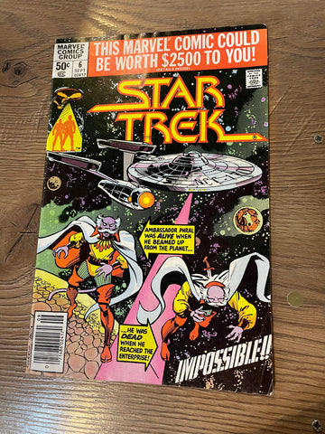 Star Trek #6 - Marvel Comics - 1980