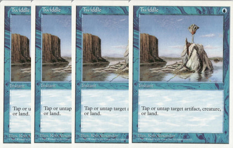 "Twiddle" x4 - Magic The Gathering Card - 5th Edition - 4-Card Playset