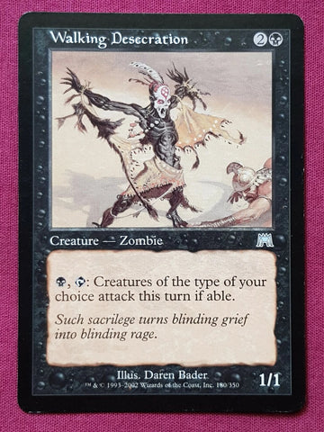 "Walking Desecration" - Magic The Gathering Card - Onslaught