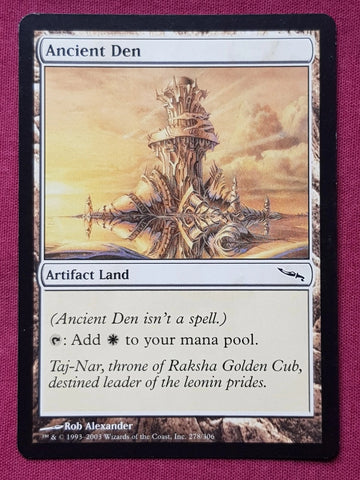 "Ancient Den" - Magic The Gathering Card - Mirrodin