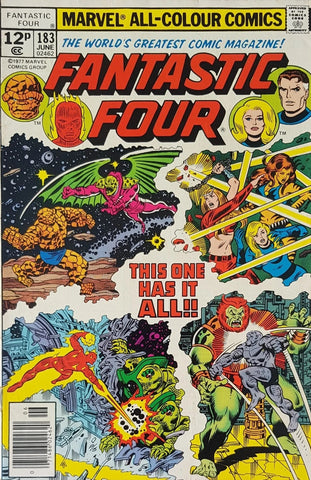 Fantastic Four #183 - Marvel Comics -1977