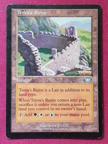 "Treva's Ruins" x4 - Magic The Gathering Card - Planeshift - 4-Card Playset