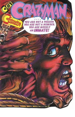 Crazyman #1 - Continuity Comics - 1993 - Die-Cut