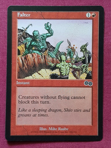 "Falter" - Magic The Gathering Card - Urza's Saga