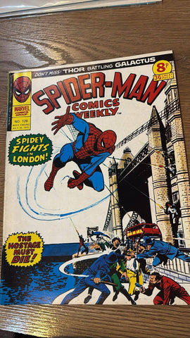 Spider-Man Comics Weekly #128 - Marvel/British - 1975