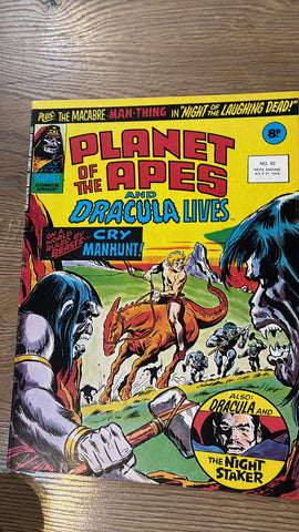 Planet of the Apes #92 - Marvel/ British - 1976