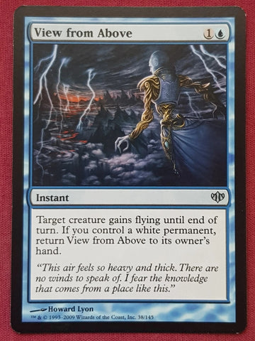 "View From Above" - Magic The Gathering Card - Conflux
