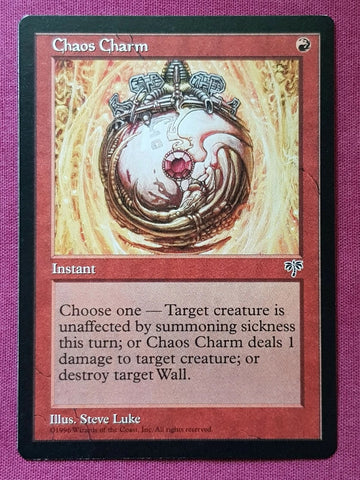 "Chaos Charm" - Magic The Gathering Card - Mirage