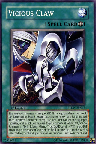 "Vicious Claw" - PTDN-EN047 - Yu-Gi-Oh! Card