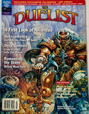 The Duelist Magazine #11 - Wizards Of The Coast - July 1996