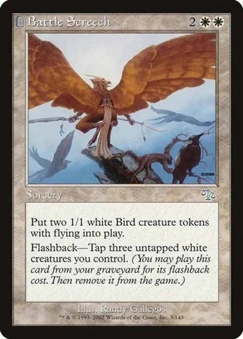 "Battle Screech" - Magic The Gathering - Judgment