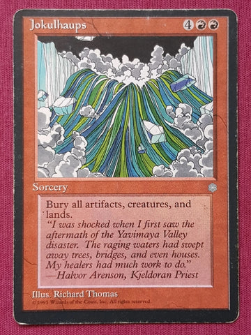 "Jokulhaups" - Magic The Gathering Card - Ice Age