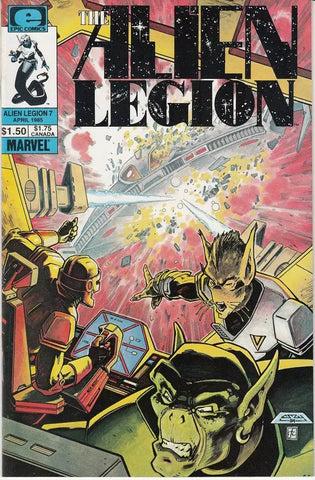 Alien Legion #7 - Marvel/Epic Comics - 1985