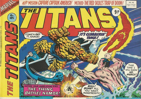 The Titans #46 - Marvel Comics - British Comics - 1976