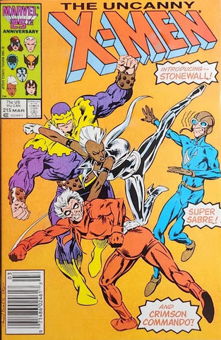 Uncanny X-Men #215 - Marvel Comics - 1987