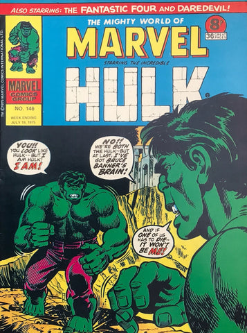 Mighty World of Marvel #146 - Marvel Comics - 1975