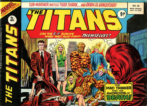 The Titans #39 - Marvel/British Comic - 1976
