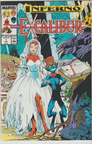 Excalibur #7- Marvel Comics - 1988