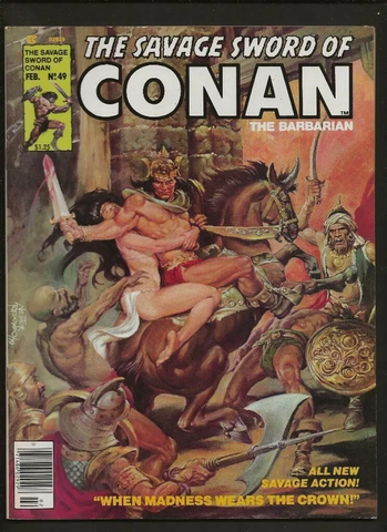 Savage Sword of Conan #49 - Marvel Magazines - 1980