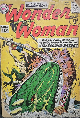 Wonder Woman #121 - DC Comics - 1961 - Low Grade