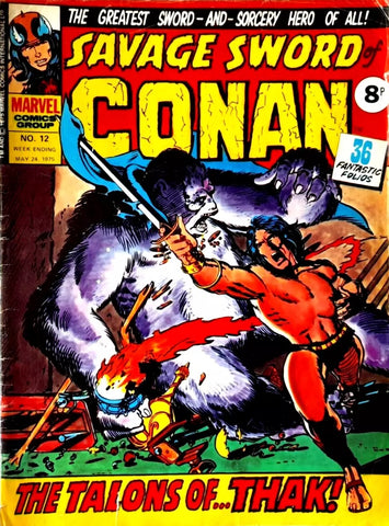 Savage Sword of Conan #12 - Marvel Comics - 1975