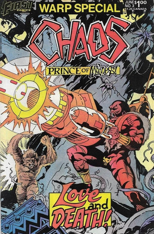Chaos: Prince Of Madness #3 - First Comics - 1983 - Warp Special