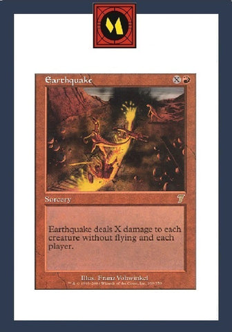 "Earthquake" - Magic The Gathering Card - 7th Edition