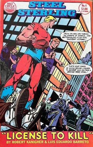 Steel Sterling #4 - Red Circle Comics - 1984