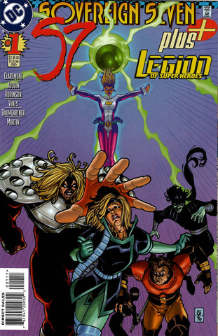 Sovereign Seven Plus Legion Of Super Heroes #1 - DC Comics - 1997
