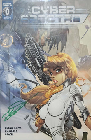 Cyber Spectre #0 - Scout Comics - 2018 - Exclusive Variant, SIGNED