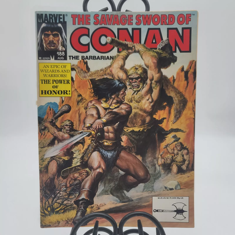 Savage Sword of Conan #188 - Marvel Magazines - 1991