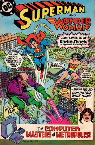 Superman/Wonder Woman Radio Shack Giveaway #2 - DC - 1982