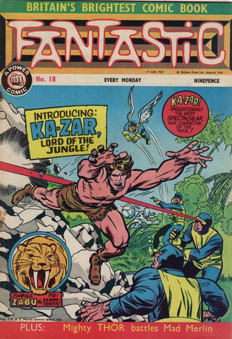 Fantastic Comic #18 - Marvel UK - 1967