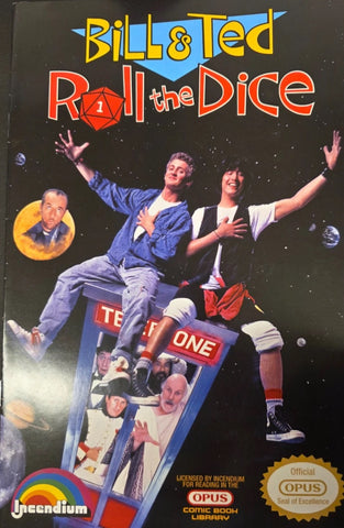 Bill & Ted Roll the Dice #1 - Opus - 2022 - 1:5 Video Game Homage Variant