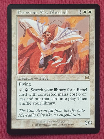 "Ramosian Sky Marshal" - Magic The Gathering Card - Mercadian Masques