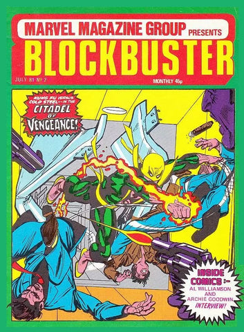 Marvel Magazine Group Presents Blockbuster #2 - Marvel Comics - 1981