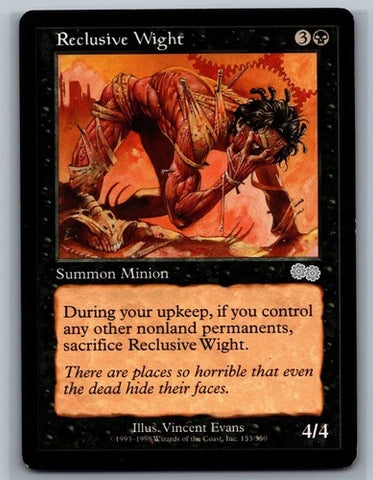 "Reclusive Wight" - Magic The Gathering - Urza's Saga
