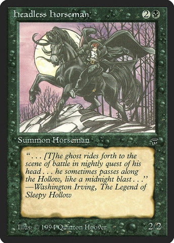 "Headless Horseman" -  Magic The Gathering - Legends