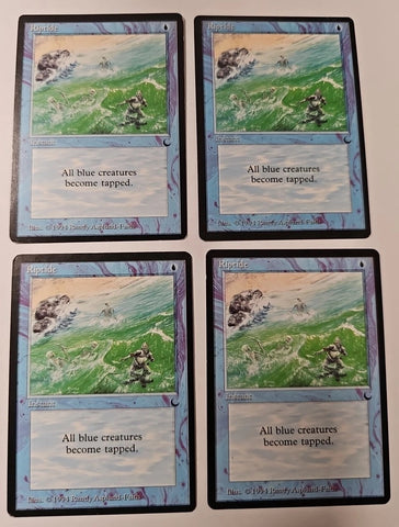"Riptide" x4 - Magic The Gathering Card - The Dark - 4-Card Playset